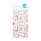 12 Pack: Rose Gold Glitter Swirl Stickers by Recollections™
